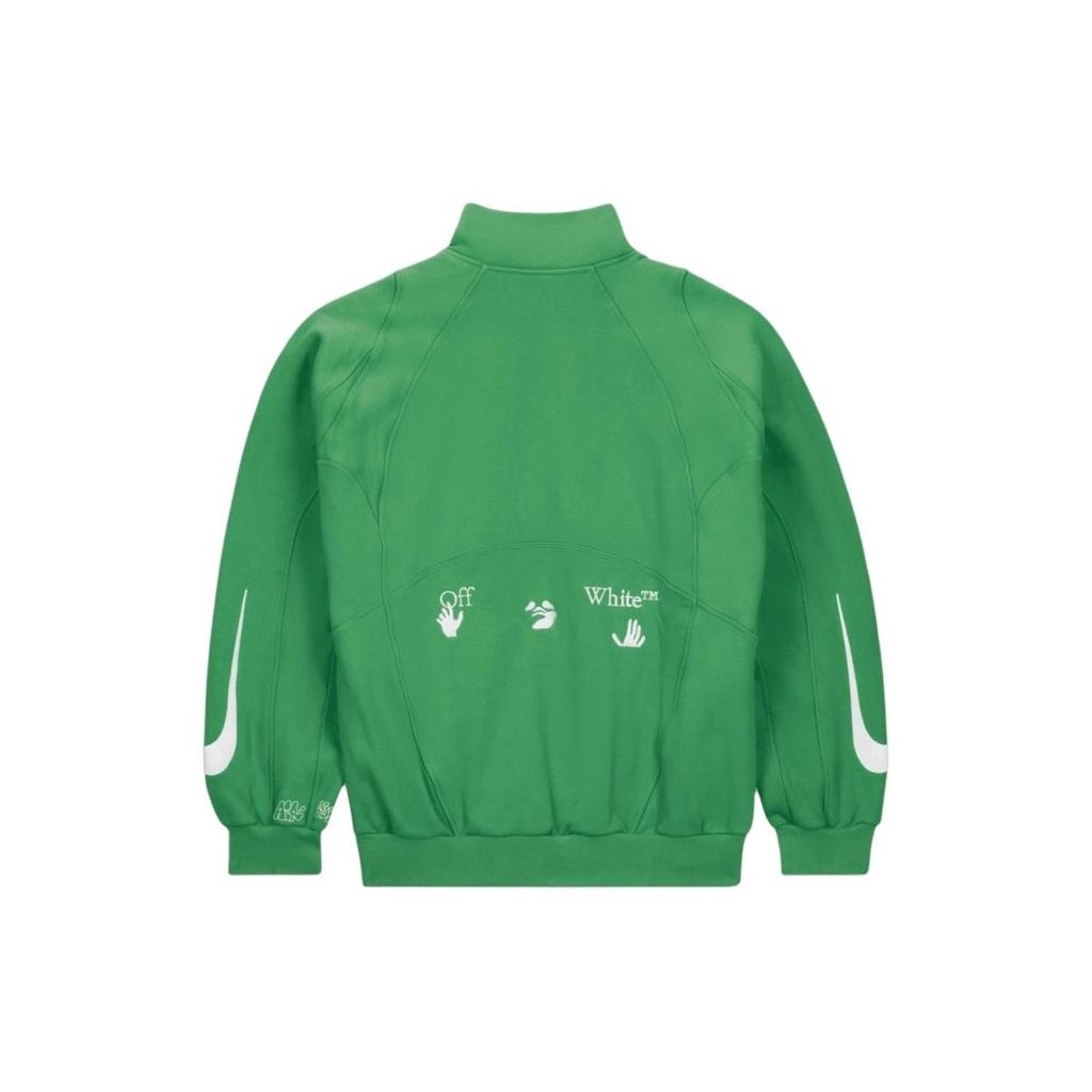 Nike x Off-White Mc Track Jacket Asia Sizing 'Kelly Green' Men's DV4452-389