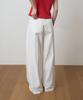 FROMWHERE Cotton Bulky Pants Ivory
