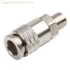 Pneumatic Fittings Adapter Air Compressor G1/4 Male Thread Quick Connector Metal EU Standard for Air Power Tools Accessories