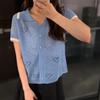 New ArrivalS Open Run Women S Heart Button Sheer Knit Cardigan