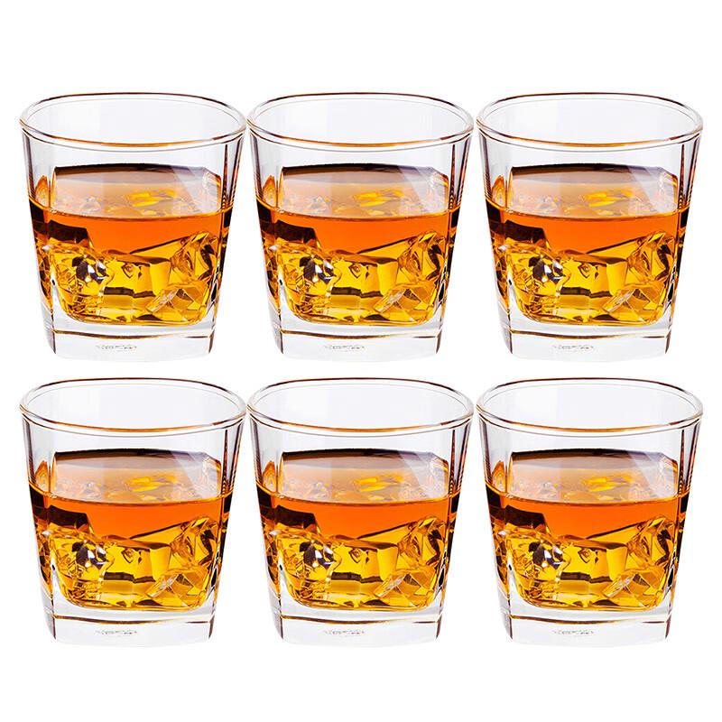 All-Purpose Glass Whiskey Tumbler Set (6-pack, 170ml)