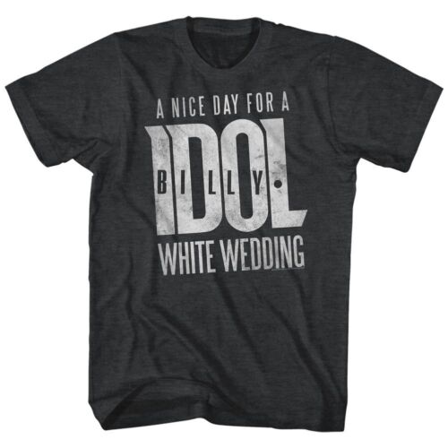 Billy Idol - White Wedding - Short Sleeve - Heather - Adult - T-Shirt S разноцветный