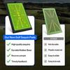 Golf Swing Practice Mat with Ball Trajectory Tracking for Indoor/Outdoor Use
