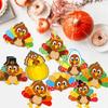 Treasure Cove Thanksgiving Turkey Cutouts Turkey Bulletin Board Decorations for Fall Classroom Decoration 45Pcs