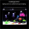 Silicone Glow Ornaments Fluorescent Jellyfish Soft Aquarium Decorations  Aquarium Decoration
