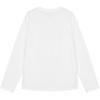 Skechers Trefoil Embroidered Skin-Friendly Pure Cotton Sports Long Sleeve T-Shirt Women Tops Bright-White L324W088-0019