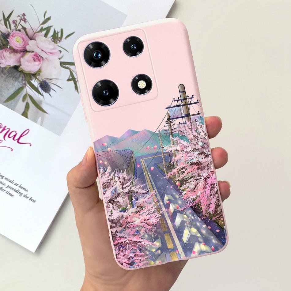 Fashion Moon Pattern Case For Infinix Note 30 Pro 30i 30 2023 Candy Color Soft Silicon Bumper For Infinix Note30 30Pro Note30i
