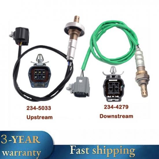 2Pcs Up+Downstream Oxygen Sensor For 2009- 2013 Mazda 6 Sedan 2.5L L4 No Turbo