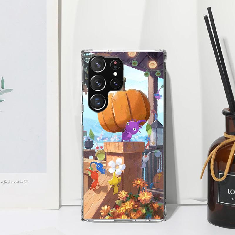 Game P-PikminS 4 Phone Case For Samsung Galaxy S26 S25 Edge S24 FE S23 S22 Ultra S21 Plus S20 + Art Fundas Back Cover Galaxy S25