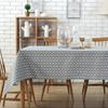 Japanese Fish And Geometric Arrow Tablecloth Coffee Tea Table Pad Meal Cloth Home Decor