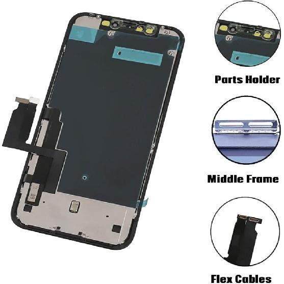 for iPhone XR Screen Replacement 6.1 inch,LCD Display Touch Screen Digitizer Assembly with Repair Tools, Compatible with Model A1984, A2105, A2106,