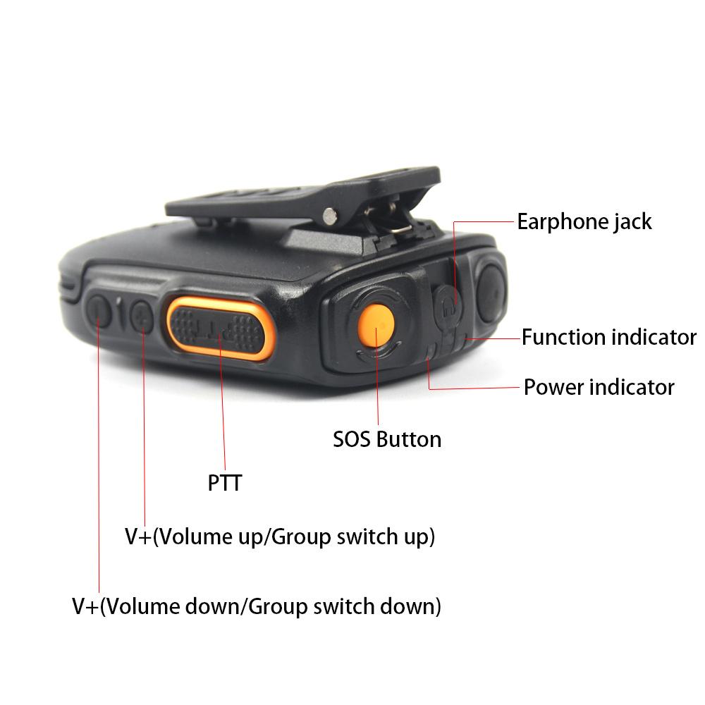 BT4.2 Version Wireless Microphone for F25/G25 T320 3G-W7 Radio support  REALPTT ZELLO Wireless Handheld Microphone