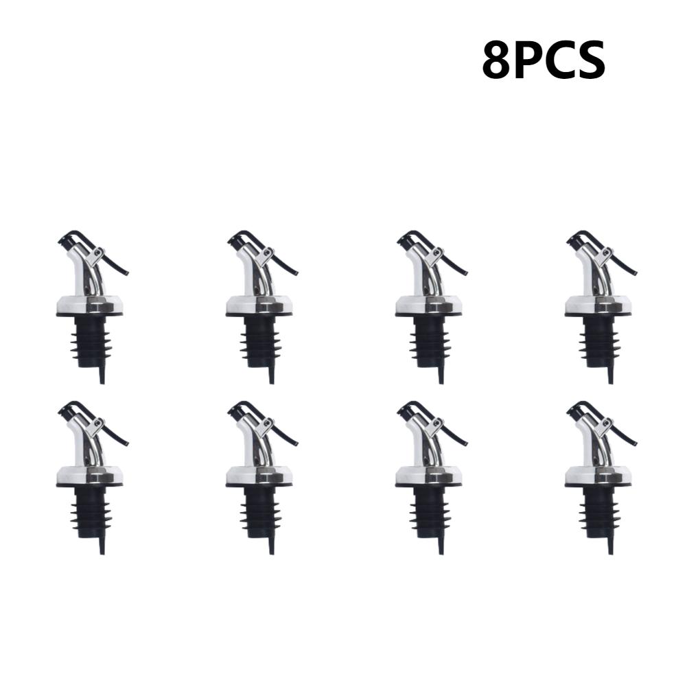 Oil and Vinegar Dispenser Pour Spouts Leak-proof Seasoning Bottle Stopper Ergonomic Multifunctional Suitable for Most Bottles