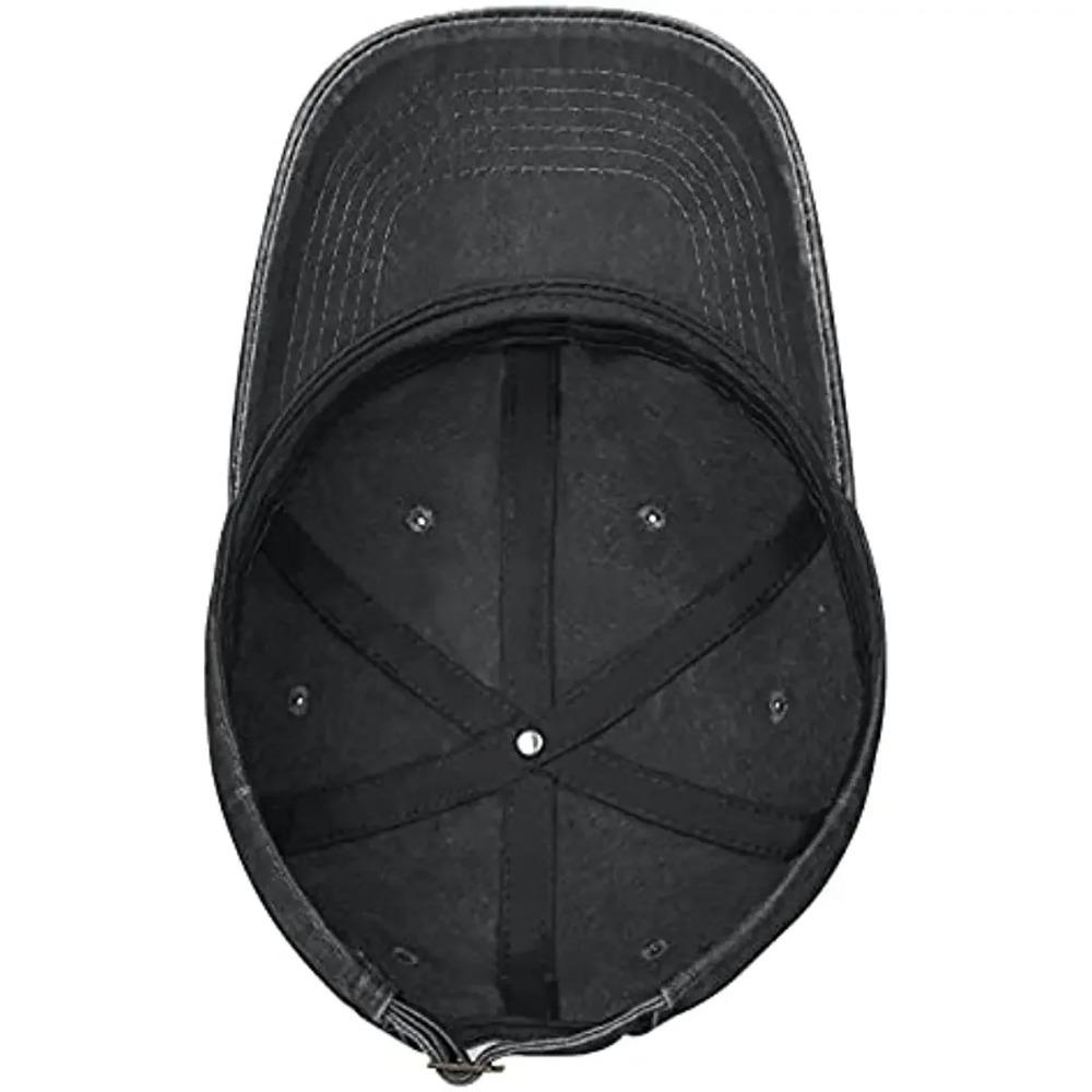 Hjort Justerbar Baseballcaps Menn Kvinner Mote Pappa Denimhatt Daglig Fritid Solhatt Voksen Caps for Menn Casual Fire Sesonger