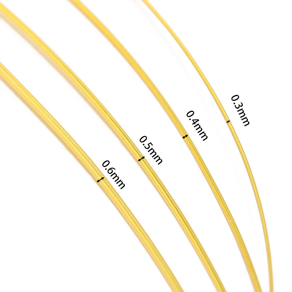 10 Metri/Rotolo Filo di Rame Placcato Oro 18K Braccialetto Collana Corda Intrecciata Per Fascette Fai-da-te Filo per Perline Creazione di Gioielli