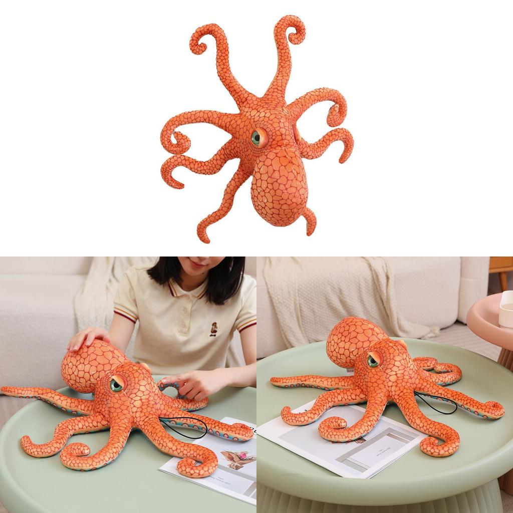 Realistisches Meeresbewohner Plüsch Oktopus Kissen Weiches Spielzeug Zum Verschenken