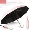 Sunshade and Rain Umbrella, Dual-Purpose, for Men and Women, with Printed Logo, Foldable, Automatic, Wind-Resistant, Thickened and Reinforced, Large