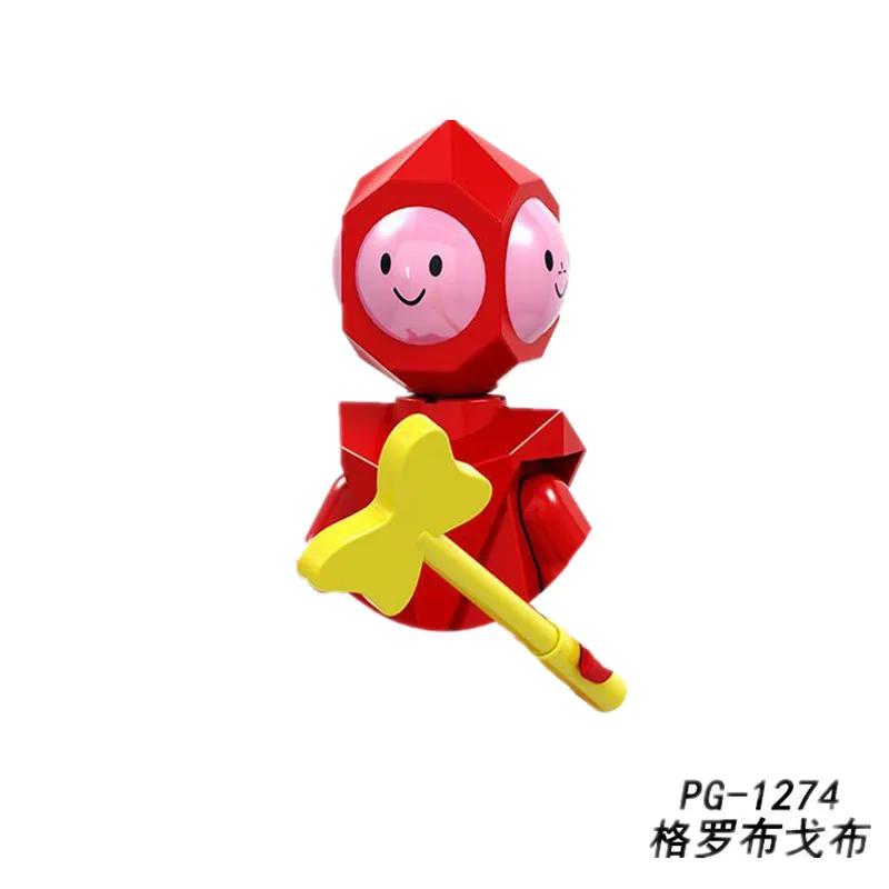 PG8141 Anime Cartoon Doll Building Blocks Kawaii Banana Man Shark Educational Toys Children's Home Gift Constructor Adventure
