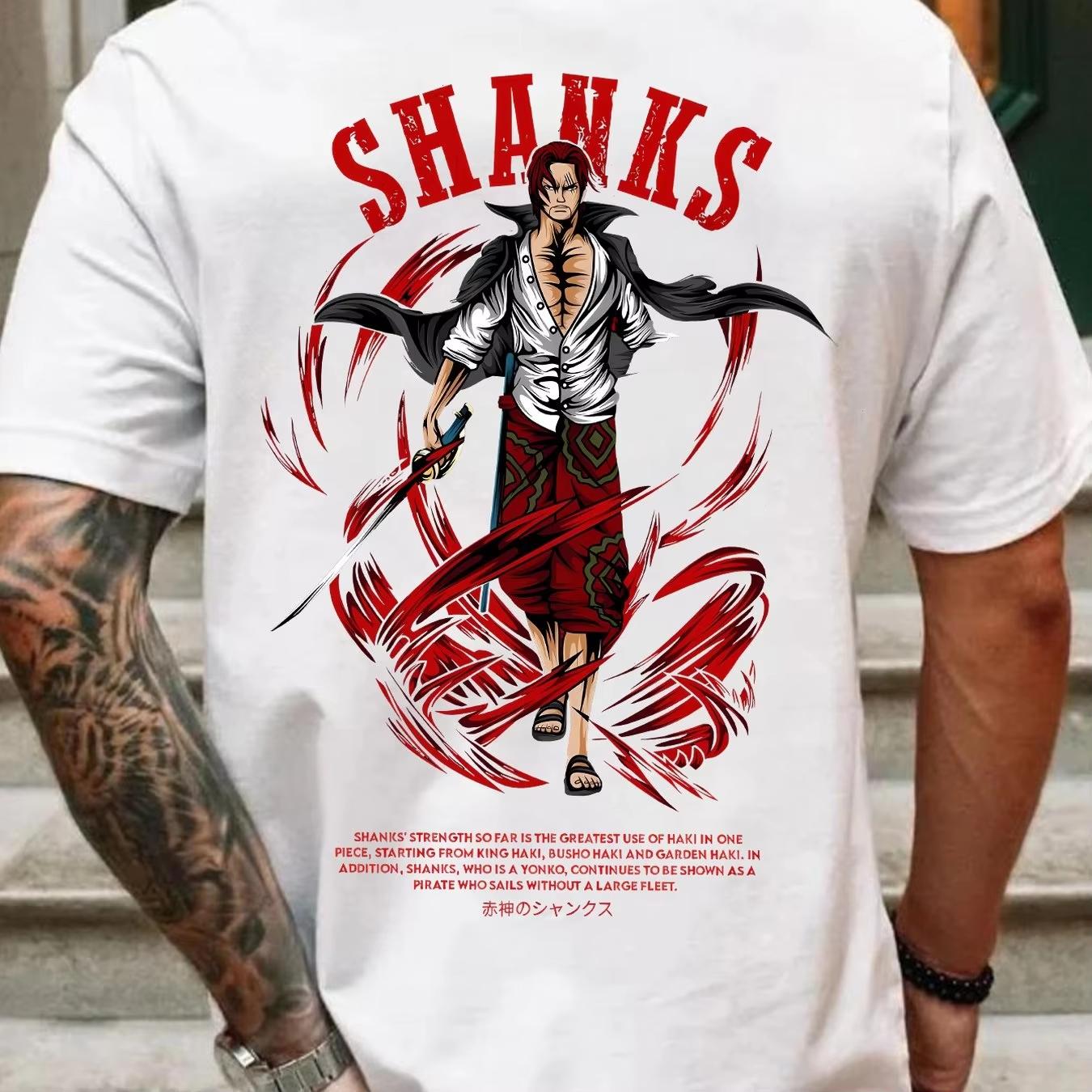 

2026 new One Piece Captain Chongxu Summer Tshirt Mens and Womens Casual Sports Street Retro Fitness 4XL