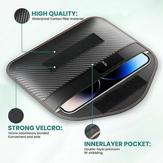 Radiation-Blocking Bag for Pregnant Women: Anti-Magnetic, Anti-Theft RFID Key Pouch