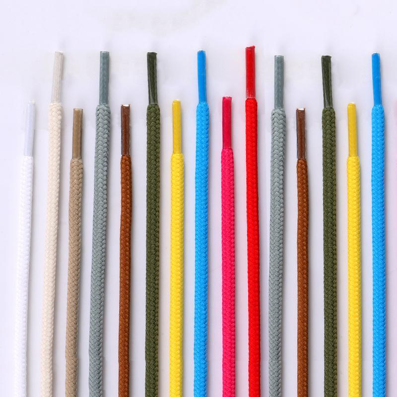 1Pair New Outdoor Hiking Shoelace Classic Durable Round Shoelaces High-Quality Shoelaces for Sneakers and Basketball Shoes