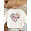 European Size Bright Colored Printed Pattern, Comfortable and Skin Friendly for Baby , Versatile Round Neck Hoodie for Daily Use In Spring