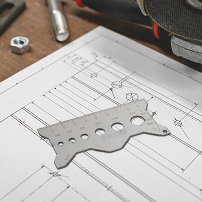 Stainless Steel Screw Thread Gauge for Accurate Length and Diameter Checks