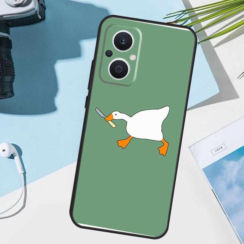 Cartoon Niedrige Gans Spiel Hülle Für OPPO Reno 8T 7 8 Lite 14F 13F 12F 11F 14 13 12 11 10 OPPO Find X8 X6 X5 X9 Pro Hülle