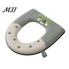 U-shaped Washable Toilet Cover Soft Plush Seat Cover, Thick Bathroom Pad with Zipper And Cute Cartoon Protector Handle, Warm Skin-Friendly Cushion for