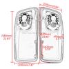 5" X 7" Motorcycle Saddlebag Lids & Speakers For Harley Touring Road King Electra Street Glide 2014-2020 ABS Plastic Accessories