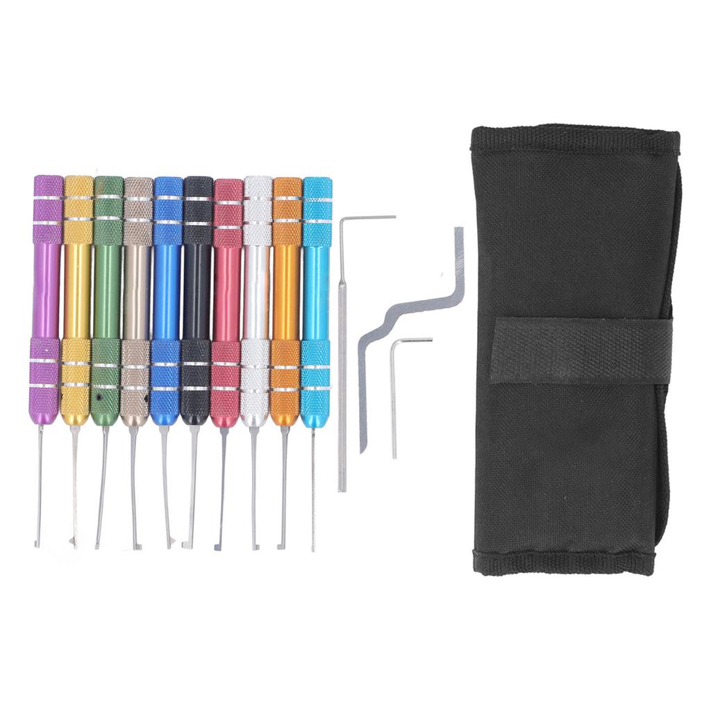 10PCS Tap Extractors with 3 Auxiliary Wrench Stainless Steel Stripped Broken Tap Remover Tool Kit