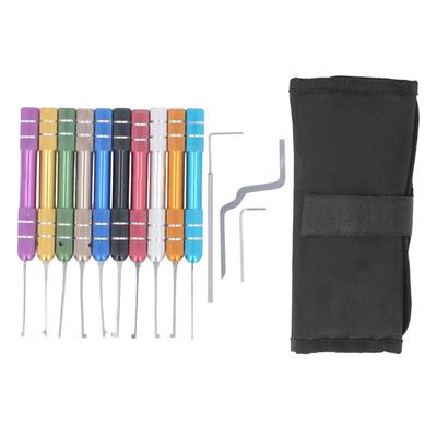 10PCS Tap Extractors with 3 Auxiliary Wrench Stainless Steel Stripped Broken Tap Remover Tool Kit