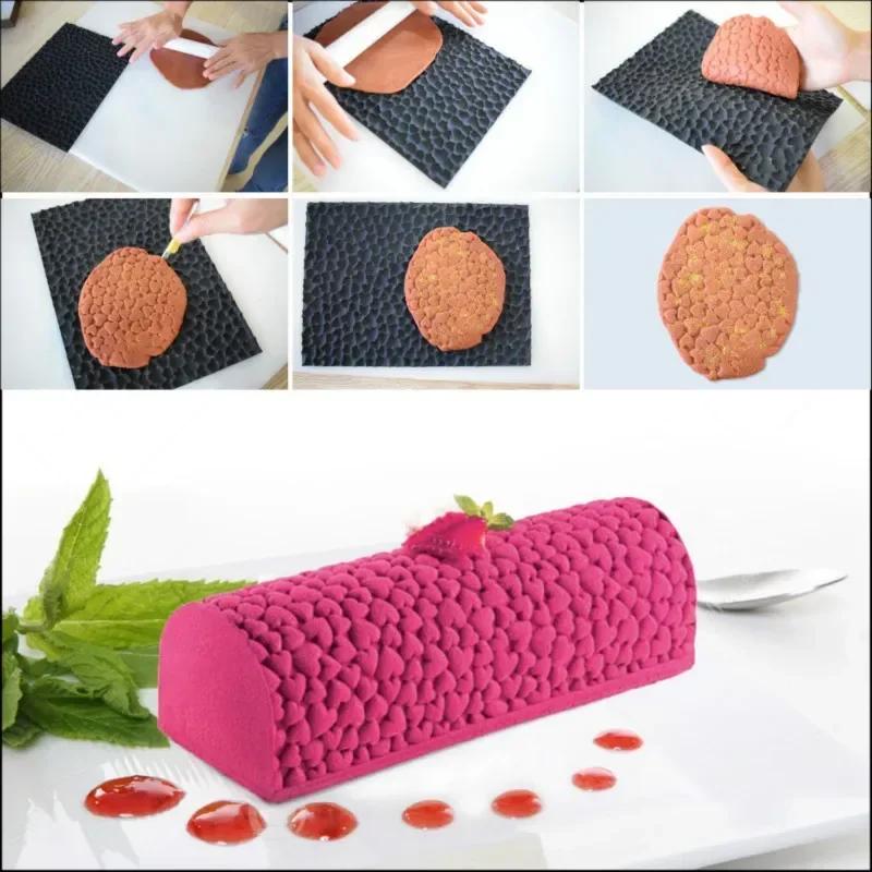 Silicone Swiss Cake Mould Food Grade Fondant Mat Impression Lace Moulds Use Cake Mould Chocolate Moulds Dessert Decoration Tools