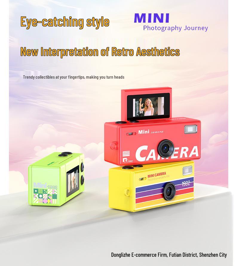 LK030 Kid's Compact Flip Camera: Portable Outdoor Thumb Cam