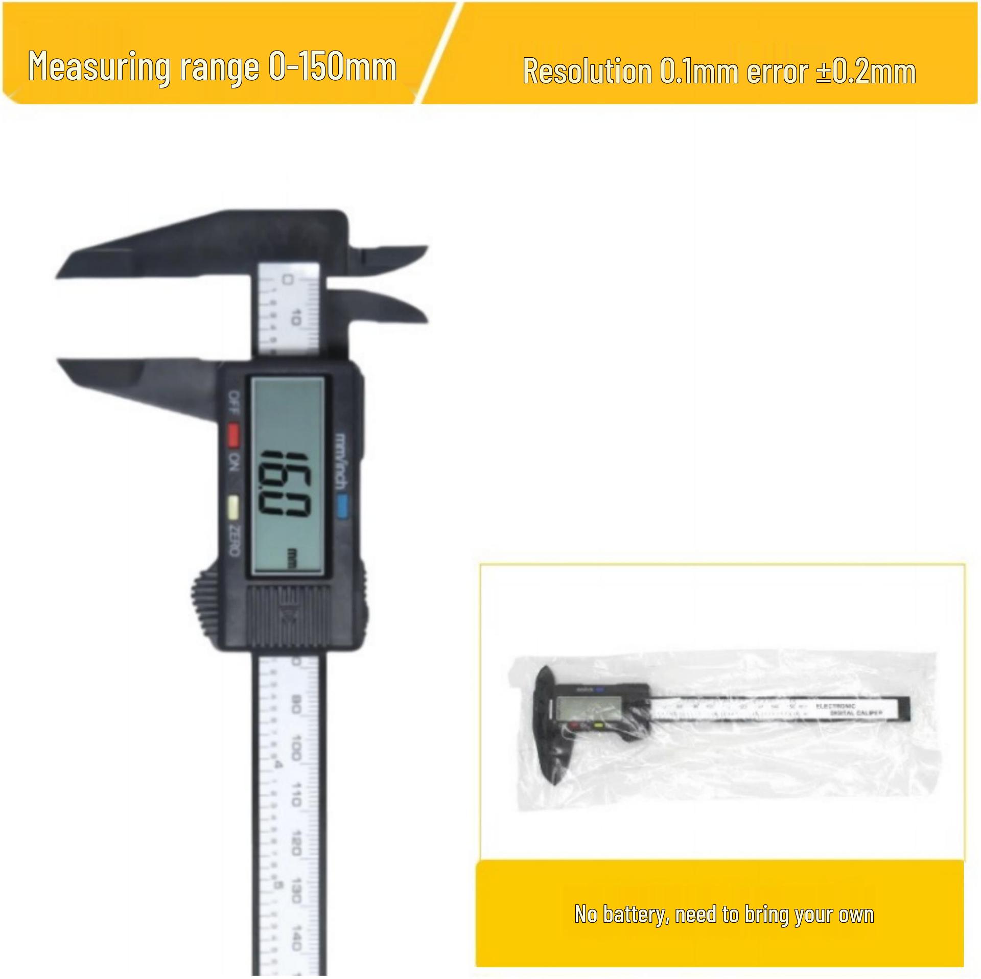 Высокоточный мини-пластиковый цифровой штангенциркуль для ювелирных изделий