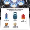 19800W Outdoor Gas Stove 7-core Strong Fire Camping Burner Stove Outdoor Heater Windproof Stove Outdoor Camping Accessories