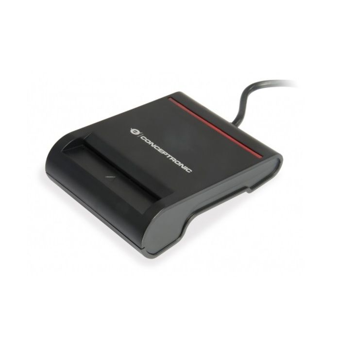 Lecteur de cartes externe - CONCEPTRONIC - Dnie 3.0 E Y (eid) - USB 2.0 - Noir - Compatible Windows et Mac