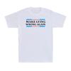 Make Lying Wrong Again Oppose Novelty Vintage Funny Saying Men's Cotton T-Shirt