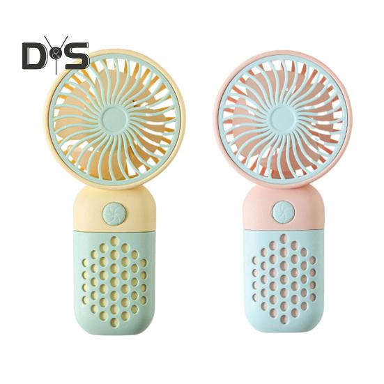 Ręczny wentylator elektryczny o niskim poziomie hałasu, przełącznik z jednym przyciskiem, ładowany na USB, przyjazny w podróży wentylator, przenośny klimatyzator osobisty