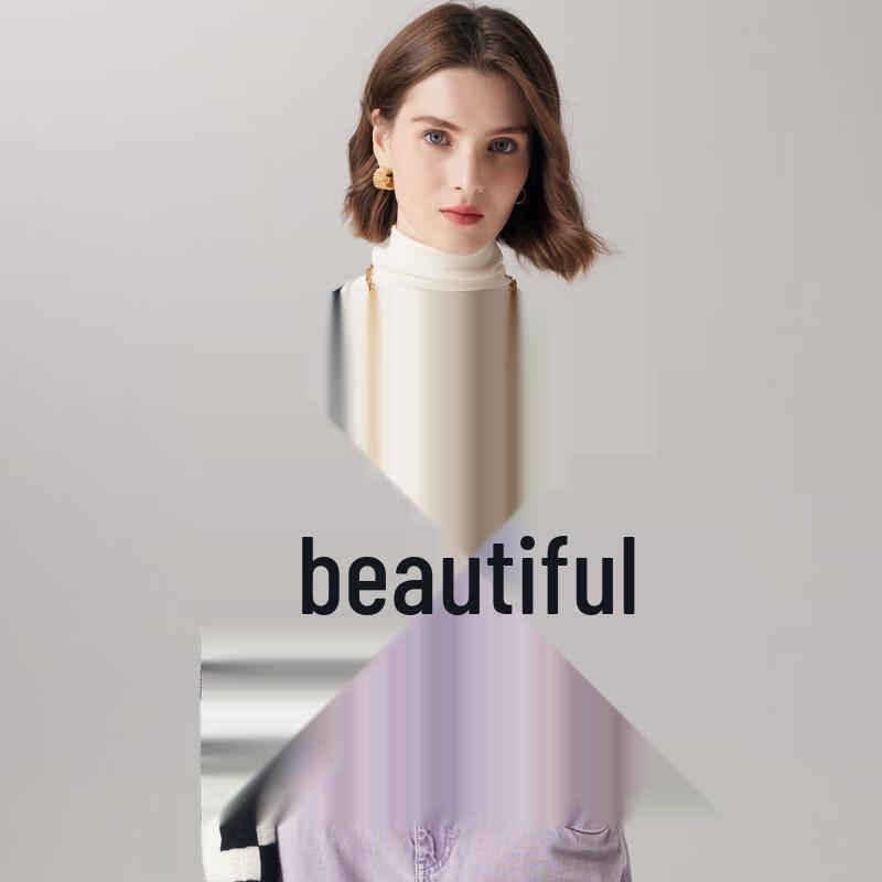 

Palo Women s AW25 100% Cashmere Checkered Jacquard V-Neck Pullover Sweater XL 170/110