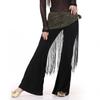 Fashion Sequins Tassels Belly Dance Belt Jazz Dance Street Dance Triangle Hip Scarf Show Costumes Shiny Waist Chain for Women