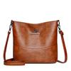 Simple Bucket Bag Retro Women's Bag Large-capacity Commuting Single-shoulder Crossbody Bag