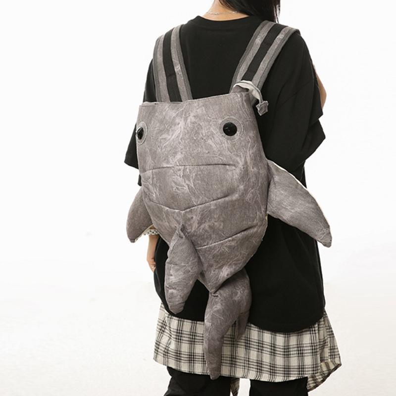 Wysoki wygląd Uroczy plecak wieloryb z zoo Zabawny plecak szkolny z postacią zwierzęcą Plecak o dużej pojemności odporny na plamy