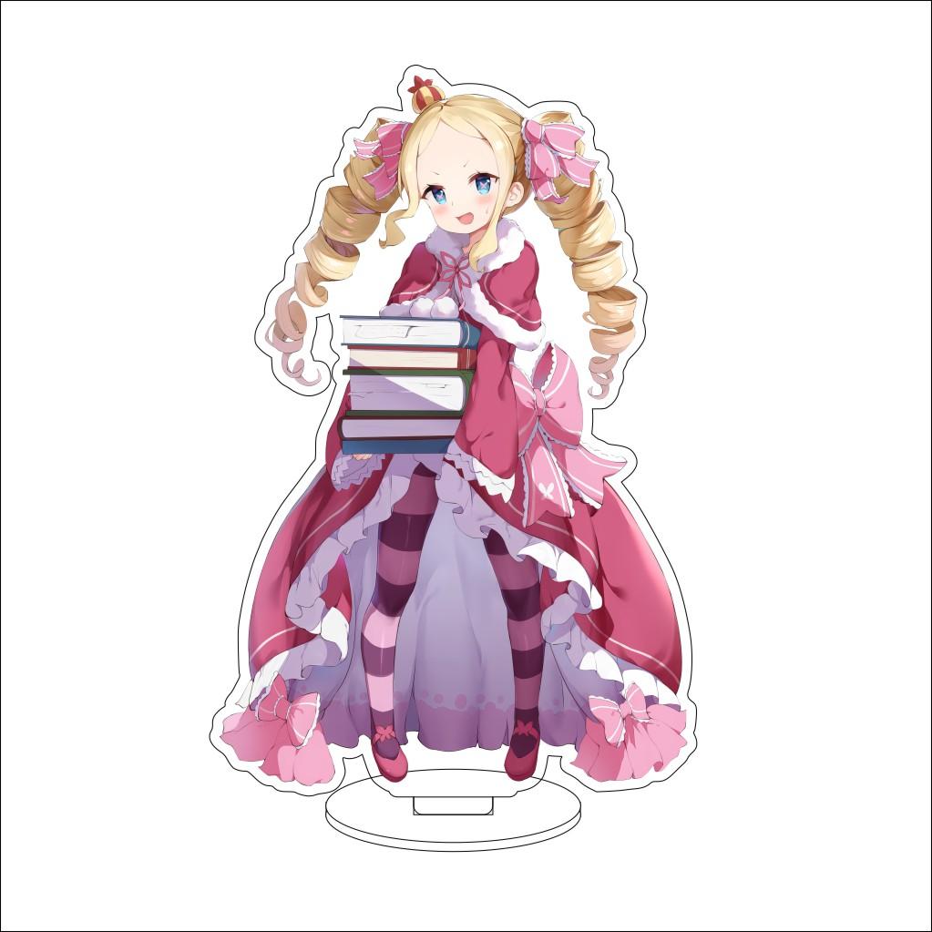 16CM Anime ZERO Starting Life in Another World Cosplay Acrylic Stand Ornaments Natsuki Subaru  Figure Stand Halloween Gift