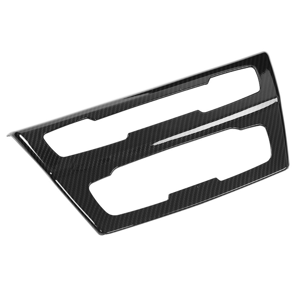 Carbon Fiber Style Center Console CD Panel Trim for BMW X1 F48 2016 2019