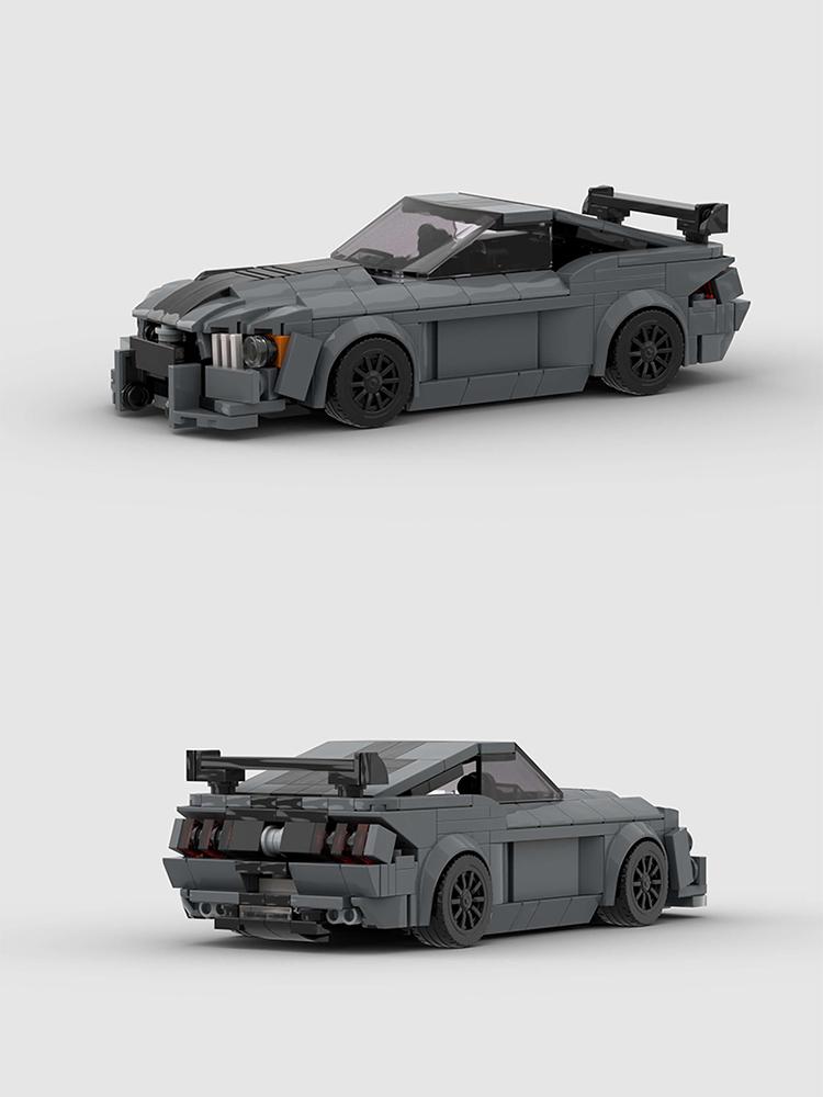 MOC Racing City Car Building Set - Creative Garage Toys - Ideal Gift for Children's Birthdays and Christmas Gifts