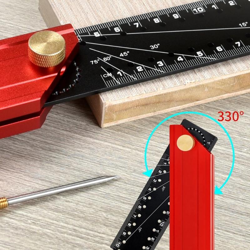 L-Shaped Precisions Square Right Angles Ruler Positioning and Marking Ruler For Carpentry And Construction
