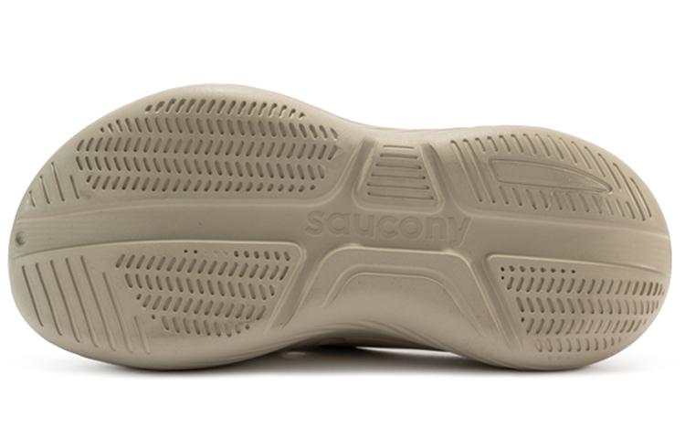 Men's Slippers Saucony Cradle Slip Resistant Abrasion Resistant Casual Slippers Unisex Beige