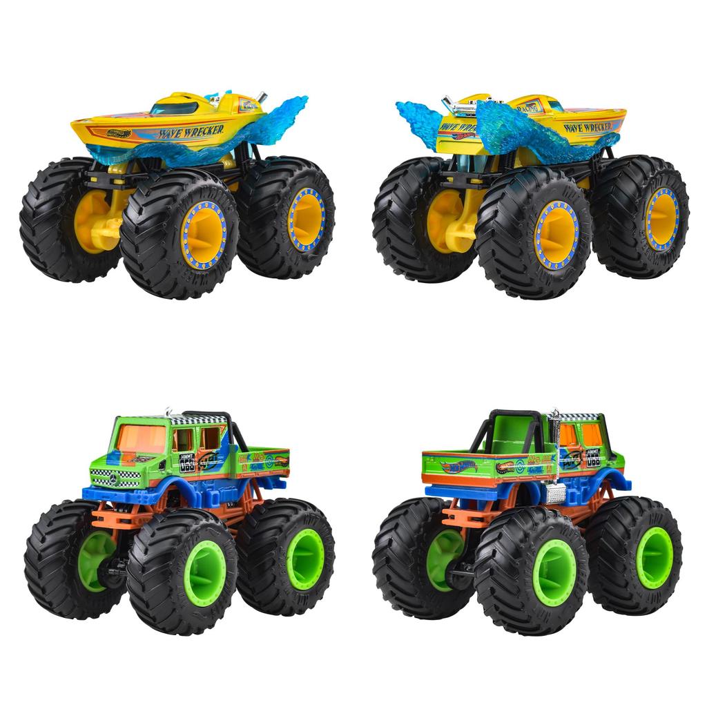 Hot Wheels Monster Trucks Assortment 8 Miniature Box Set 164 - Vehicles/Toys - (Ages 3+) - Multi-color FYJ44-982A