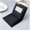 Ultra-thin Short Sequined Men Wallets with Coin Bag Black Purse Men Wallet Male Small Money Dollar Slim Card Case